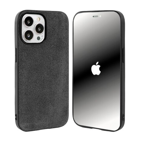 Coverzs Coverzs Coque iPhone 13 Pro Max Alcantara & TPU MagSafe (noir) Coverzs Coverzs Coque iPhone 13 Pro Max Alcantara & TPU MagSafe (noir)
