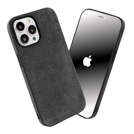 Coverzs Coverzs Coque iPhone 13 Pro Max Alcantara & TPU MagSafe (noir) Coverzs Coverzs Coque iPhone 13 Pro Max Alcantara & TPU MagSafe (noir)