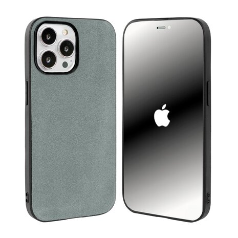 Coverzs Coverzs Coque iPhone 13 Pro Max Alcantara & TPU MagSafe (gris) Coverzs Coverzs Coque iPhone 13 Pro Max Alcantara & TPU MagSafe (gris)