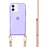 xoxo Wildhearts Coque violette avec cordon Rainbow Vibes - iPhone 12