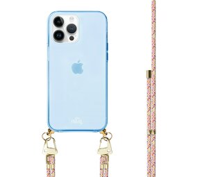 xoxo Wildhearts Coque bleu avec cordon Rainbow Vibes - iPhone 15 Pro xoxo Wildhearts Coque bleu avec cordon Rainbow Vibes - iPhone 15 Pro