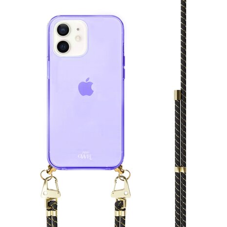 xoxo Wildhearts xoxo Wildhearts Coque violette avec Gold Goddess cordon - iPhone 11 xoxo Wildhearts xoxo Wildhearts Coque violette avec Gold Goddess cordon - iPhone 11