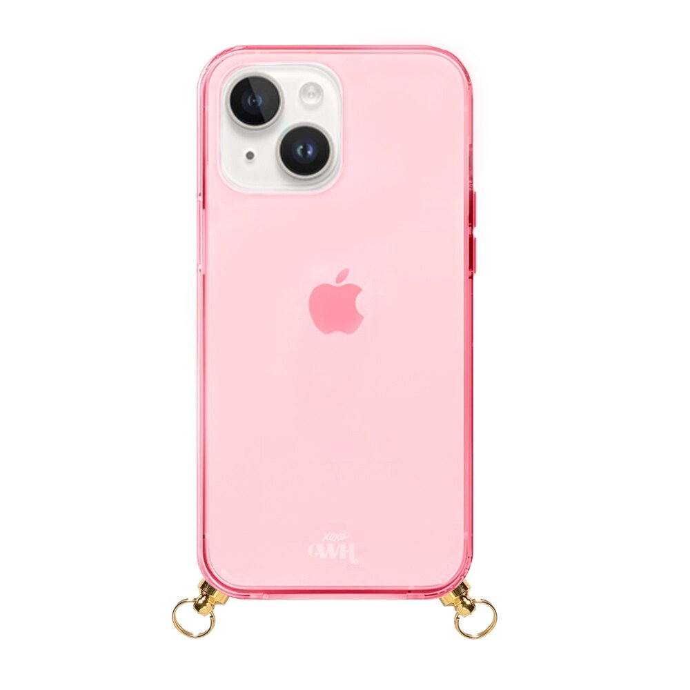 xoxo Wildhearts xoxo Wildhearts Coque rose avec long cordon Dreamy - iPhone 15 xoxo Wildhearts xoxo Wildhearts Coque rose avec long cordon Dreamy - iPhone 15