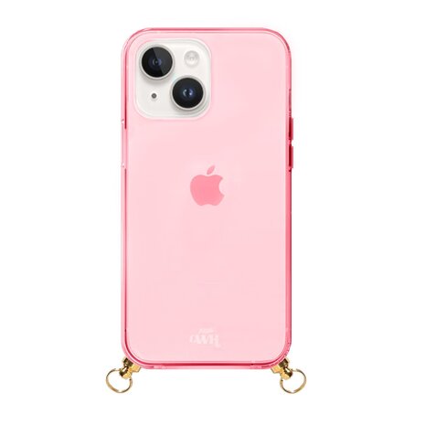 xoxo Wildhearts xoxo Wildhearts Coque rose avec long cordon Dreamy - iPhone 15 xoxo Wildhearts xoxo Wildhearts Coque rose avec long cordon Dreamy - iPhone 15