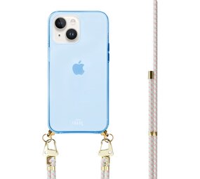 xoxo Wildhearts Coque bleu avec cordon Aqua Pink - iPhone 14 xoxo Wildhearts Coque bleu avec cordon Aqua Pink - iPhone 14