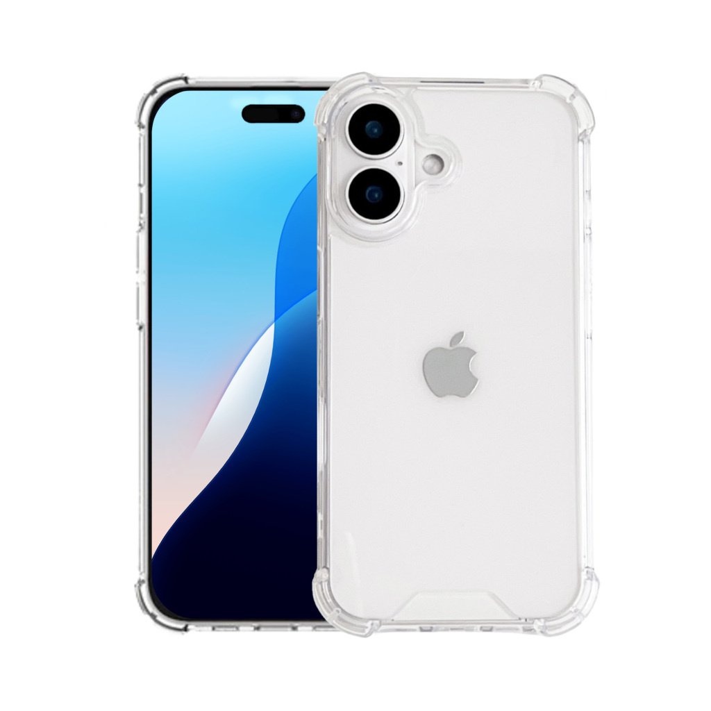 Pack Accessoires IPhone 16 Pro : Coque Silicone Transparente Renforcée + 2 Verres Trempés - Little Boutik - Neuf