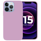 Ceezs Ceezs iPhone 16 Pro coque silicone (violet)