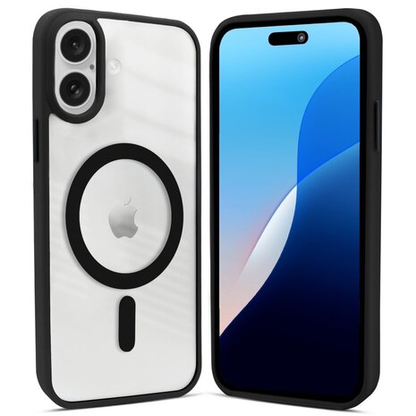 ShieldCase ShieldCase iPhone 16 Plus coque en MagSafe avec bords coloré (noir) ShieldCase ShieldCase iPhone 16 Plus coque en MagSafe avec bords coloré (noir)
