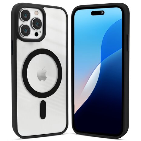 ShieldCase ShieldCase iPhone 16 Pro Max coque en MagSafe avec bords coloré (noir) ShieldCase ShieldCase iPhone 16 Pro Max coque en MagSafe avec bords coloré (noir)