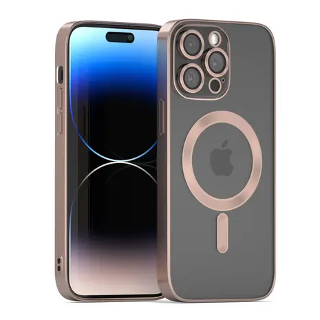 Coverzs Coverzs iPhone 16 Pro coque MagSafe avec cache de caméra (or rose) Coverzs Coverzs iPhone 16 Pro coque MagSafe avec cache de caméra (or rose)