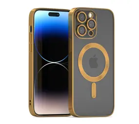 Coverzs iPhone 16 Pro Max coque MagSafe avec cache de caméra (or)