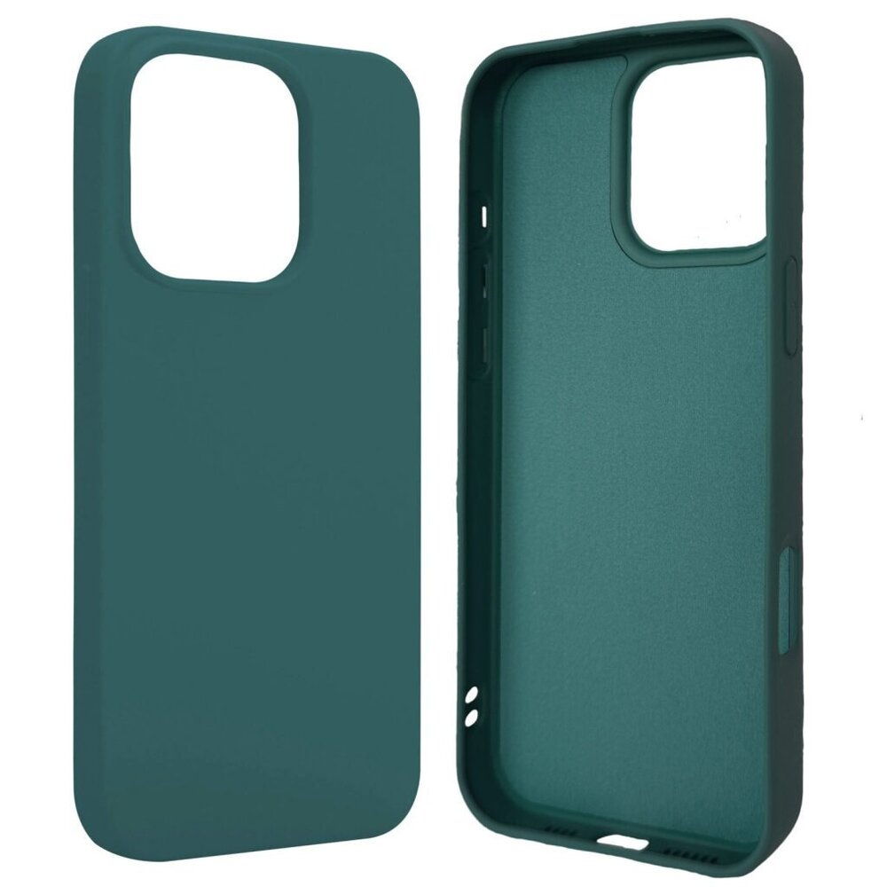 ShieldCase ShieldCase iPhone 16 Pro coque en silicone (vert foncé) ShieldCase ShieldCase iPhone 16 Pro coque en silicone (vert foncé)