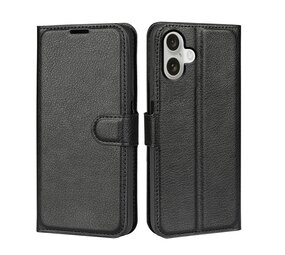 ShieldCase iPhone 16 étui bibliothèque en cuir (noir) ShieldCase iPhone 16 étui bibliothèque en cuir (noir)