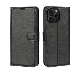 ShieldCase iPhone 16 Pro étui bibliothèque en cuir (noir) ShieldCase iPhone 16 Pro étui bibliothèque en cuir (noir)
