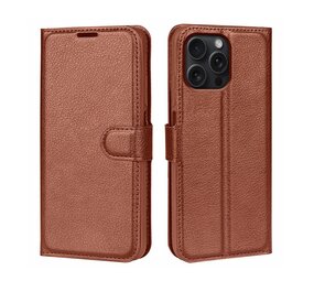 ShieldCase iPhone 16 Pro Max étui bibliothèque en cuir (marron) ShieldCase iPhone 16 Pro Max étui bibliothèque en cuir (marron)