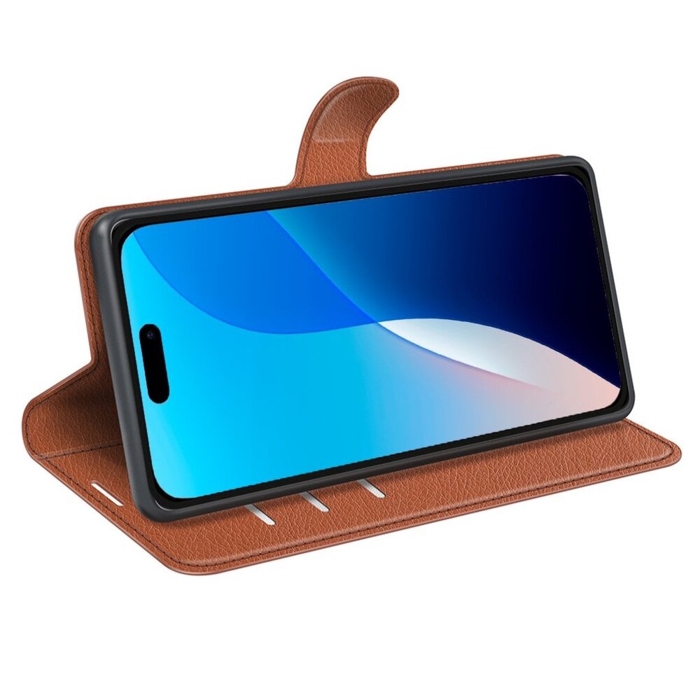 ShieldCase ShieldCase iPhone 16 Pro Max étui bibliothèque en cuir (marron) ShieldCase ShieldCase iPhone 16 Pro Max étui bibliothèque en cuir (marron)