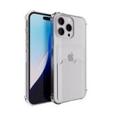ShieldCase iPhone 16 Pro Max coque en TPU avec porte carte (transparente)