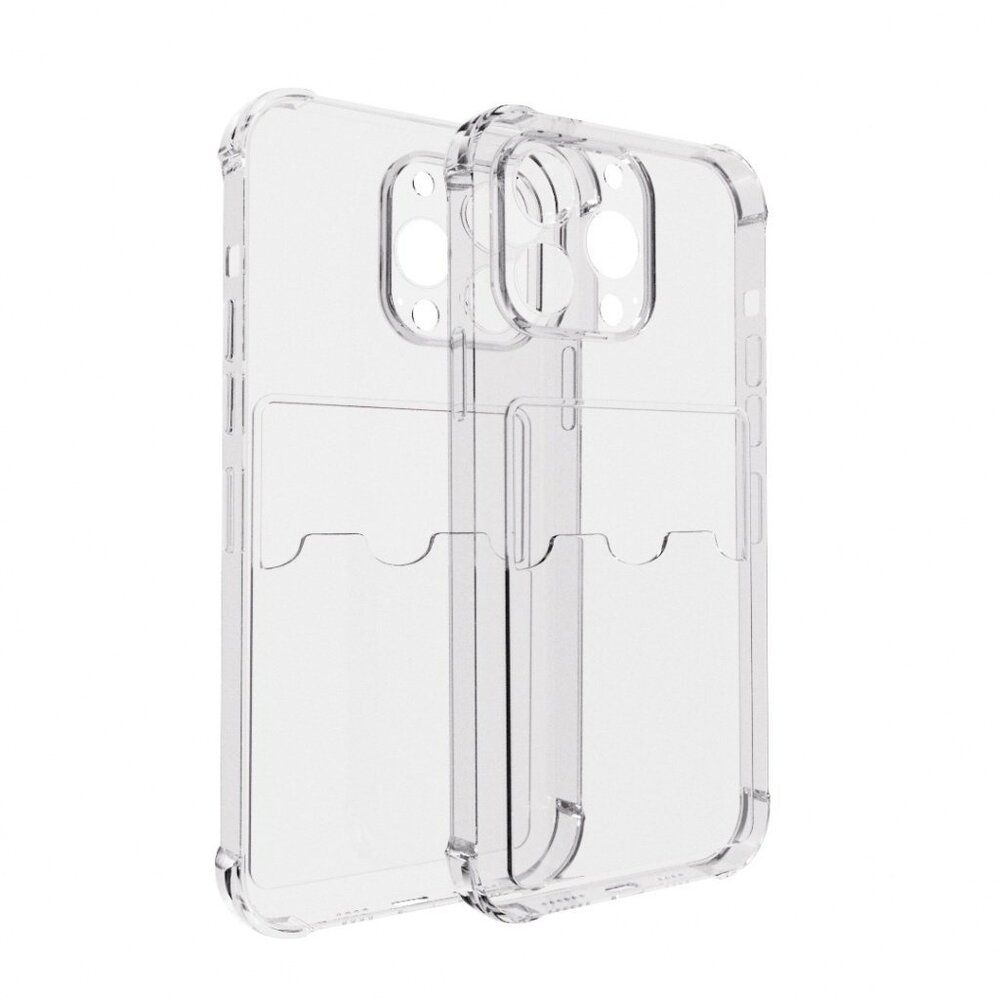 ShieldCase ShieldCase iPhone 16 Pro Max coque antichoc avec porte carte (transparente)