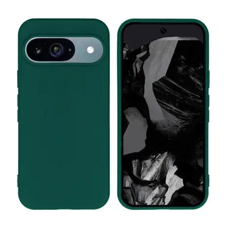 ShieldCase ShieldCase Google Pixel 9 Pro coque en silicone (vert foncé) ShieldCase ShieldCase Google Pixel 9 Pro coque en silicone (vert foncé)