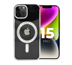 iPhone 15 Pro coque MagSafe avec pare-chocs pour caméra (argent)