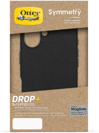 Otterbox OtterBox iPhone 16 coque Symmetry cactus en cuir (noir)