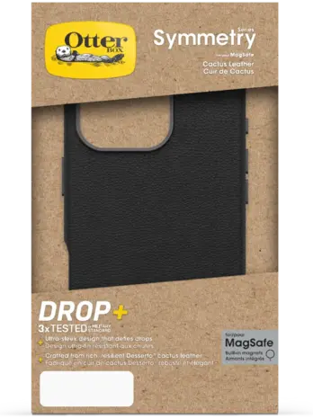 Otterbox OtterBox iPhone 16 Pro coque Symmetry cactus en cuir (noir)