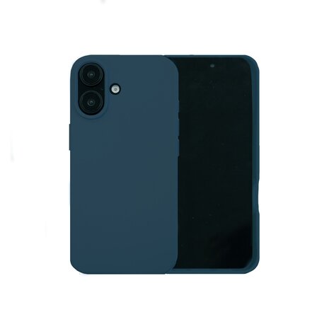 Ceezs Ceezs iPhone 16 coque silicone (bleu foncé)