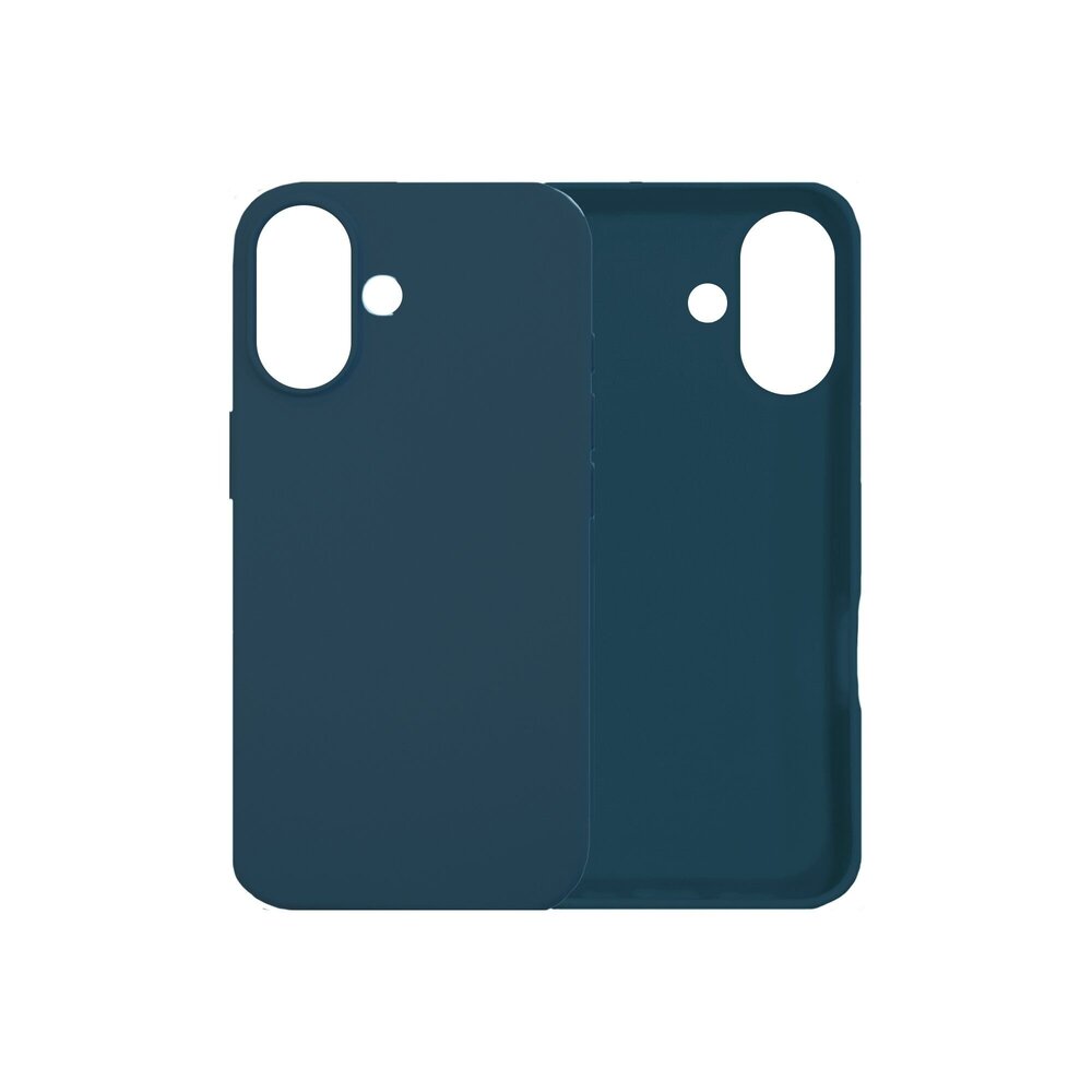 Ceezs Ceezs iPhone 16 coque silicone (bleu foncé)