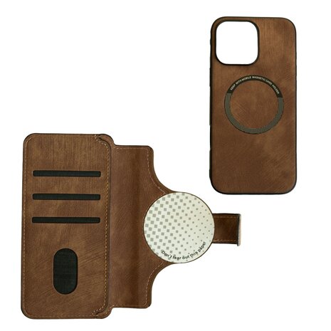 Coverzs Coverzs iPhone 16 Pro 2-in-1 étui en téléphone avec MagSafe (marron) Coverzs Coverzs iPhone 16 Pro 2-in-1 étui en téléphone avec MagSafe (marron)