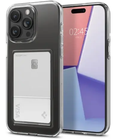 Spigen Spigen iPhone 16 Plus coque Crystal Slot (transparente) Spigen Spigen iPhone 16 Plus coque Crystal Slot (transparente)