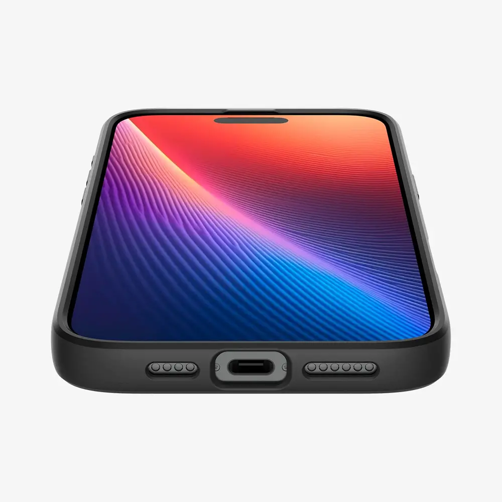 Spigen Spigen iPhone 16 Pro Max coque Liquid Air (noir) Spigen Spigen iPhone 16 Pro Max coque Liquid Air (noir)