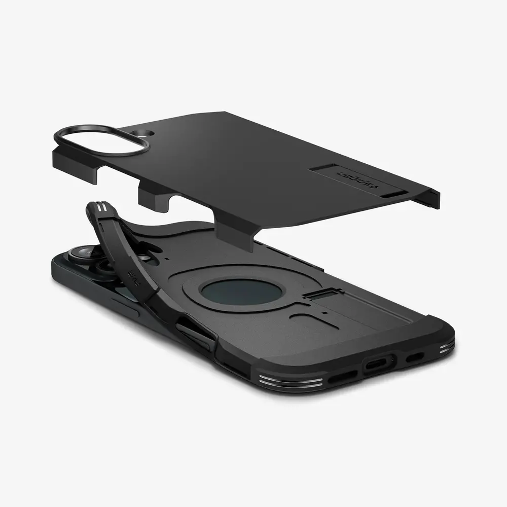 Spigen Spigen iPhone 16 coque Tough Armor (noir) Spigen Spigen iPhone 16 coque Tough Armor (noir)
