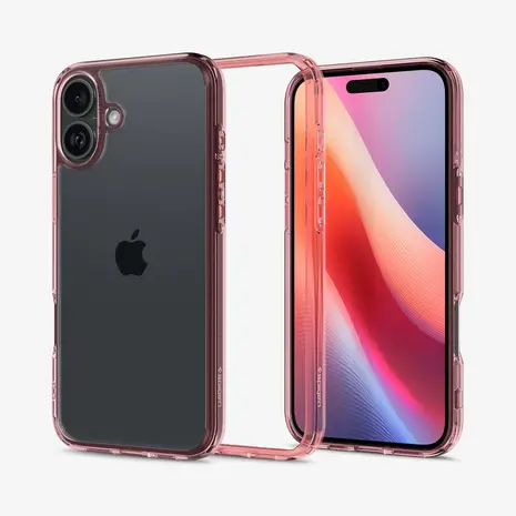 Spigen Spigen iPhone 16 coque Ultra Hybrid (rose) Spigen Spigen iPhone 16 coque Ultra Hybrid (rose)
