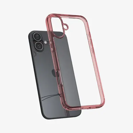 Spigen Spigen iPhone 16 coque Ultra Hybrid (rose) Spigen Spigen iPhone 16 coque Ultra Hybrid (rose)