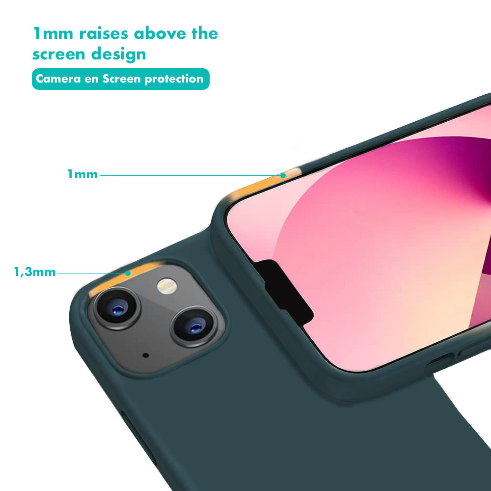 ShieldCase ShieldCase Coque silicone iPhone 13 Mini (vert foncé) ShieldCase ShieldCase Coque silicone iPhone 13 Mini (vert foncé)
