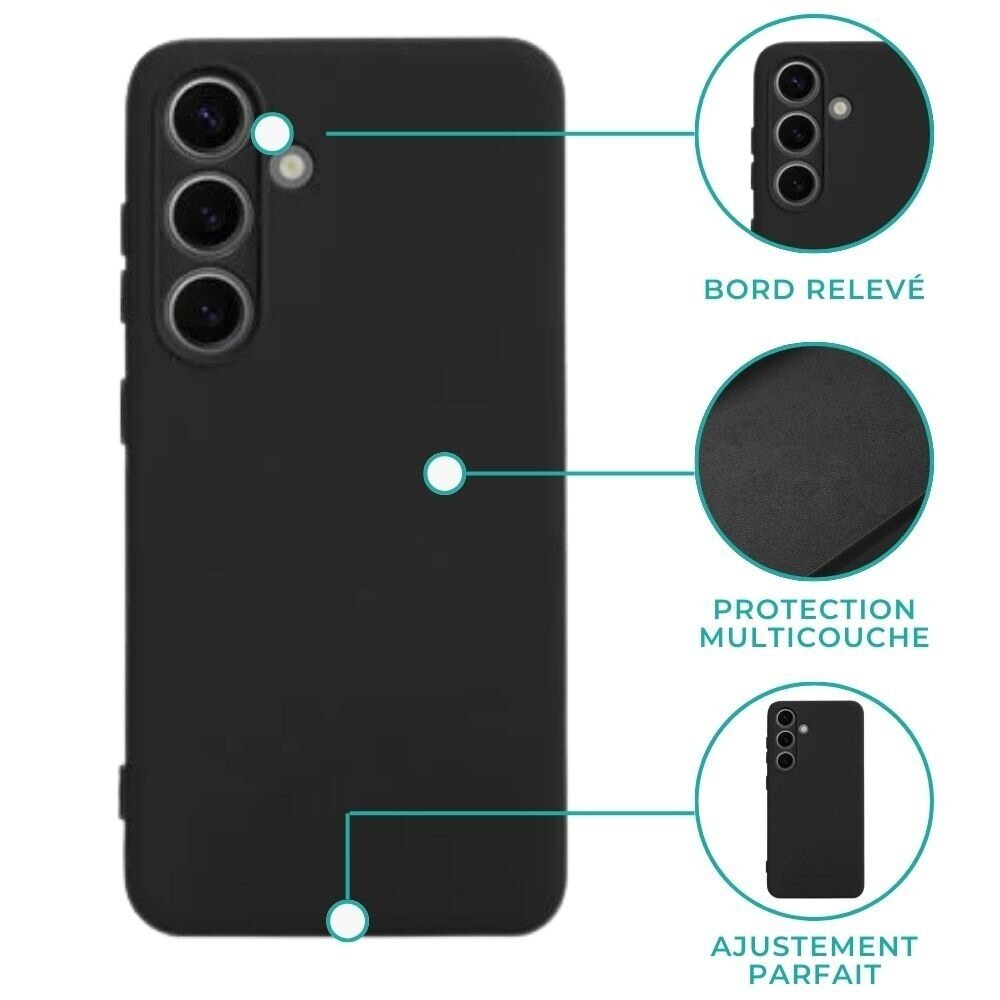 ShieldCase ShieldCase Coque silicone Samsung Galaxy S23 (noir)