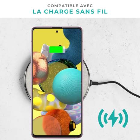 Ceezs Ceezs Coque Samsung Galaxy A71 antichoc protection de caméra (transparent)