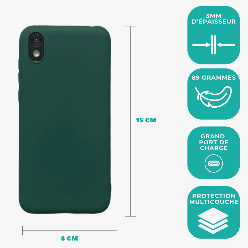 ShieldCase ShieldCase Coque silicone iPhone X / Xs (vert)