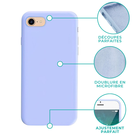 ShieldCase ShieldCase Coque silicone iPhone SE 2020 (violet)