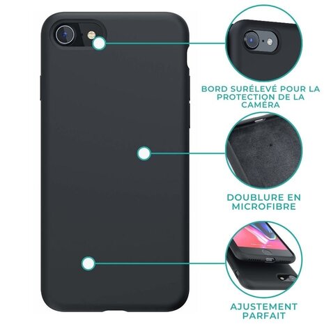 ShieldCase ShieldCase Coque silicone iPhone SE 2022 (noir)
