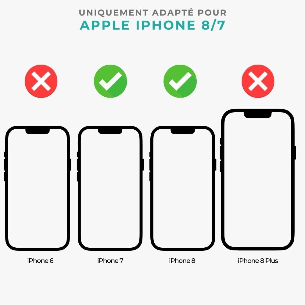 ShieldCase ShieldCase Étui portefeuille iPhone 7 / iPhone 8 (noir) ShieldCase ShieldCase Étui portefeuille iPhone 7 / iPhone 8 (noir)