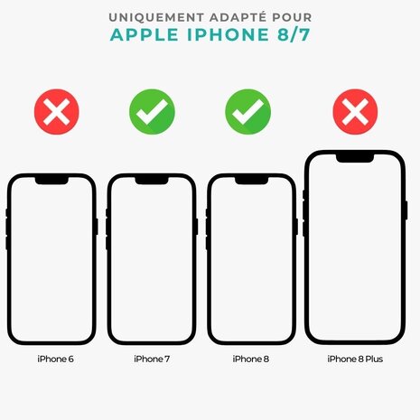 ShieldCase ShieldCase Étui portefeuille iPhone 7 / iPhone 8 (noir) ShieldCase ShieldCase Étui portefeuille iPhone 7 / iPhone 8 (noir)