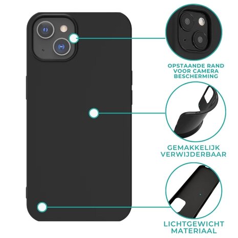 Ceezs iPhone 15 Plus coque silicone (noir) Ceezs iPhone 15 Plus coque silicone (noir)