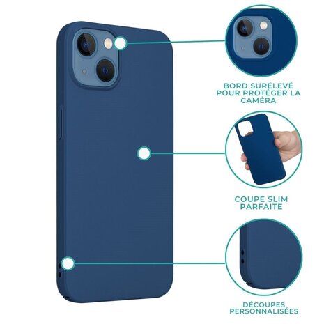 ShieldCase ShieldCase Coque ultra fine iPhone 13 (bleu) ShieldCase ShieldCase Coque ultra fine iPhone 13 (bleu)