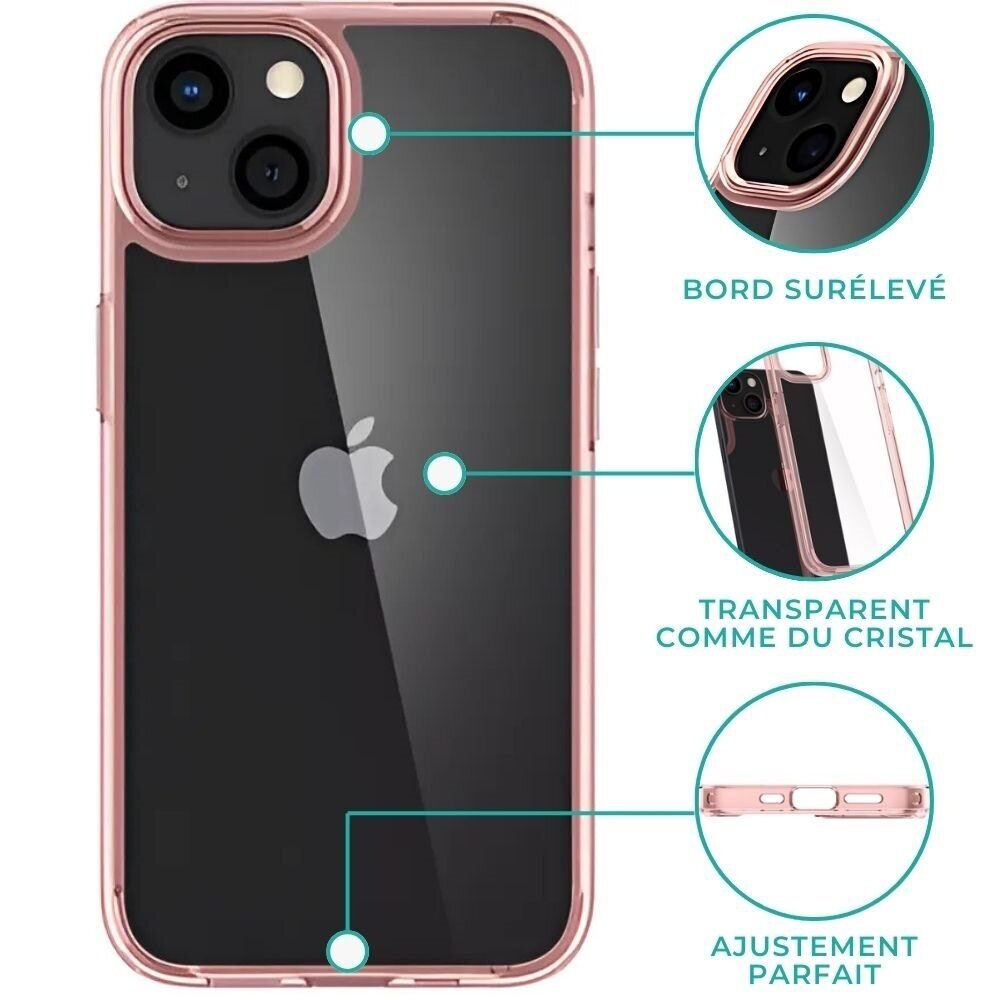 ShieldCase ShieldCase Coque Bumper Métallique iPhone 13 Pro Max (rose)