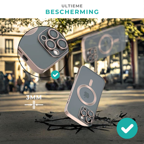 Coverzs Coverzs Coque MagSafe avec cache de caméra iPhone 13 Pro Max (or rose) Coverzs Coverzs Coque MagSafe avec cache de caméra iPhone 13 Pro Max (or rose)