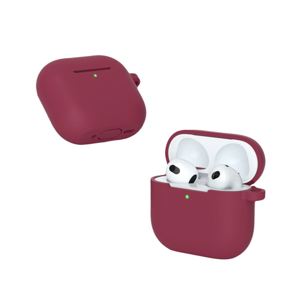 ShieldCase ShieldCase Coque silicone Airpods 4 (bordeaux) ShieldCase ShieldCase Coque silicone Airpods 4 (bordeaux)