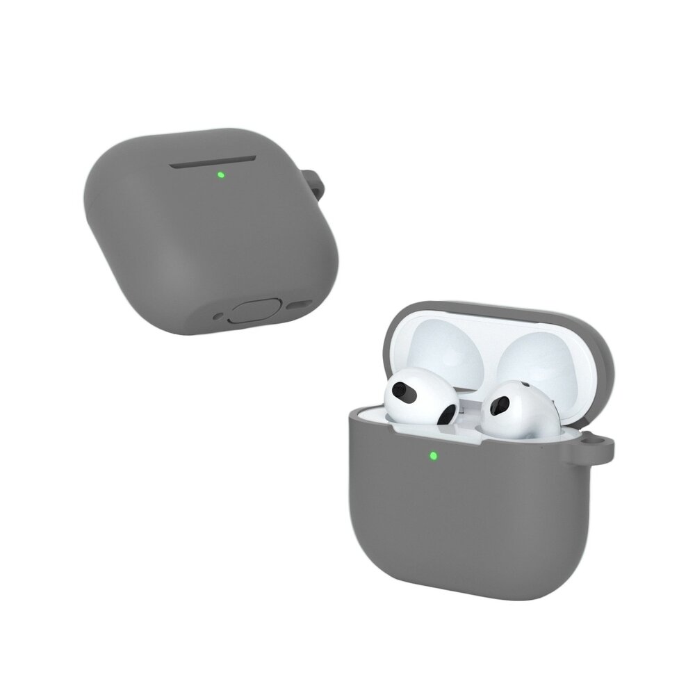 ShieldCase ShieldCase Coque silicone Airpods 4 (gris) ShieldCase ShieldCase Coque silicone Airpods 4 (gris)