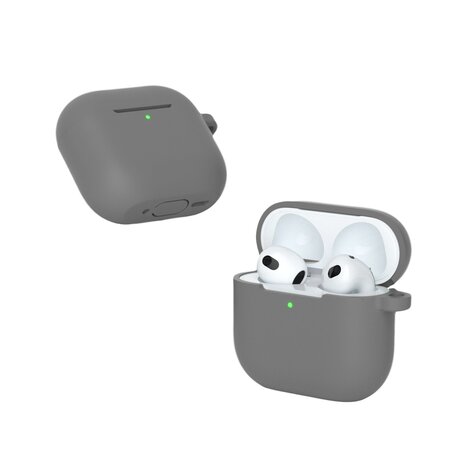ShieldCase ShieldCase Coque silicone Airpods 4 (gris) ShieldCase ShieldCase Coque silicone Airpods 4 (gris)