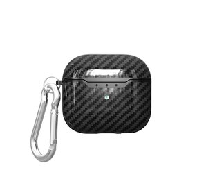 ShieldCase Coque Black Stripe silicone Airpods 4 (noir) ShieldCase Coque Black Stripe silicone Airpods 4 (noir)
